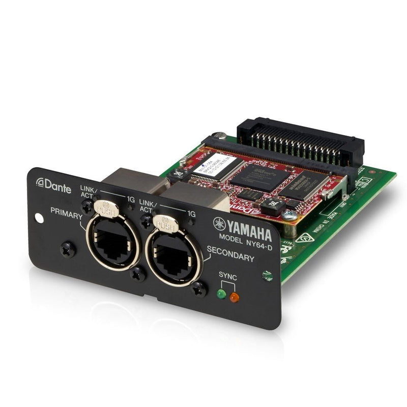 NY64-D YAMAHA Danteâ„¢ interface kaart voor TF-serie