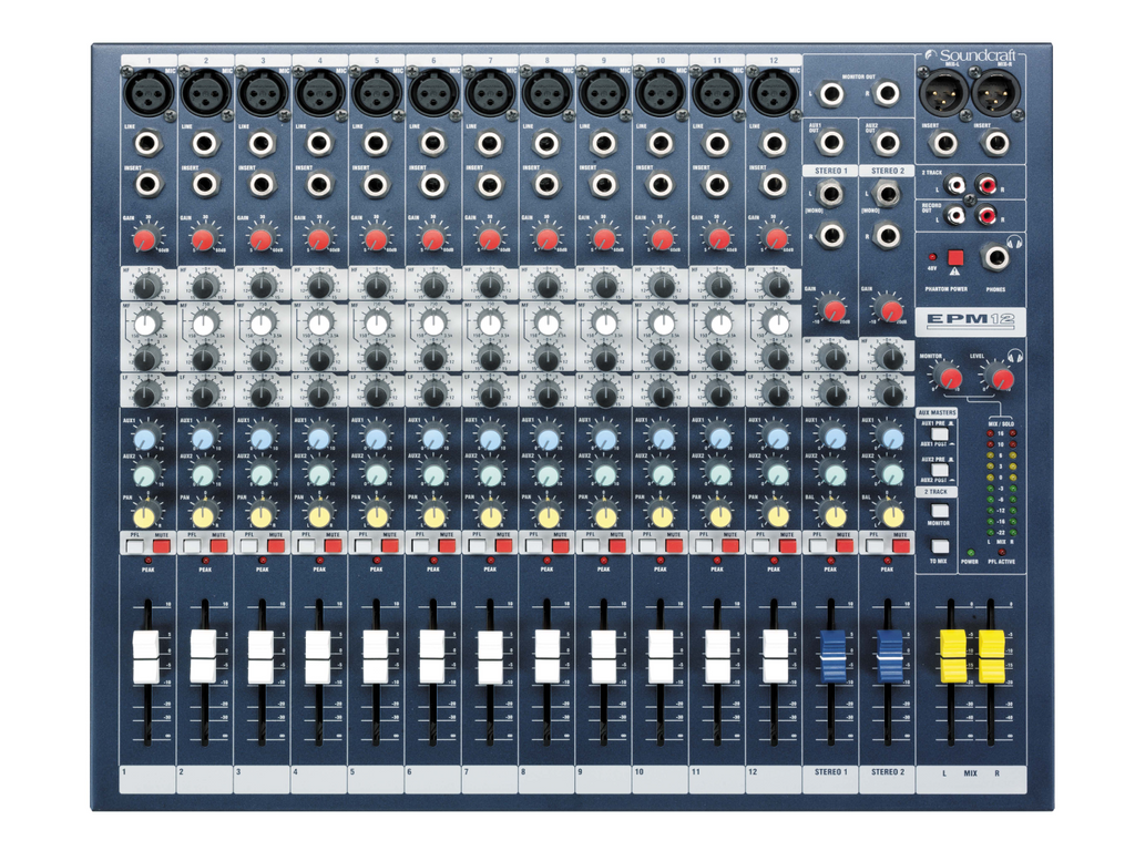 EPM12 Soundcraft PA Mengtafel