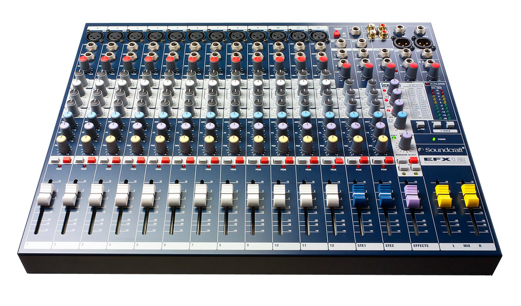 EFX12 Soundcraft Pa Mengtafel