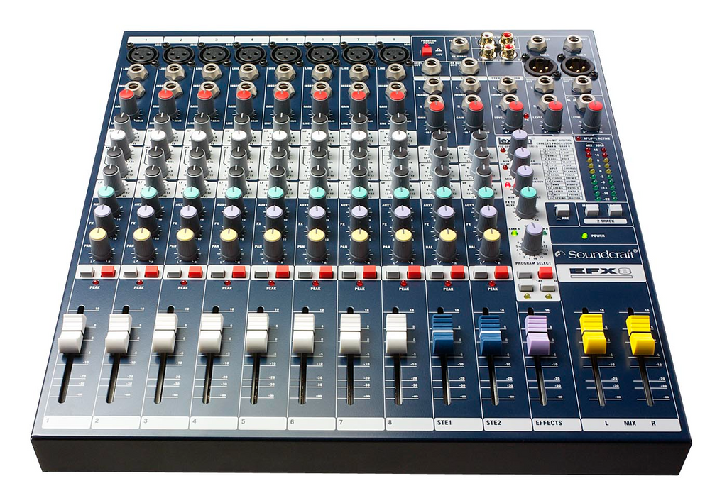 EFX8 Soundcraft Pa Mengtafel