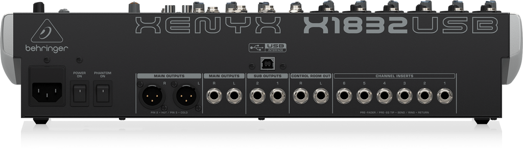 Xenyx X1832USB Behringer Analoge Mengtafel met Effecten