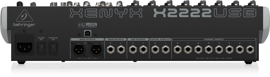 Xenyx X2222USB Behringer Analoge Mengtafel met Effecten
