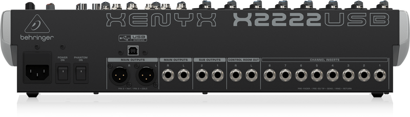 Xenyx X2222USB Behringer Analoge Mengtafel met Effecten