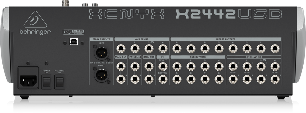 Xenyx X2442USB Behringer Analoge Mengtafel met Effecten