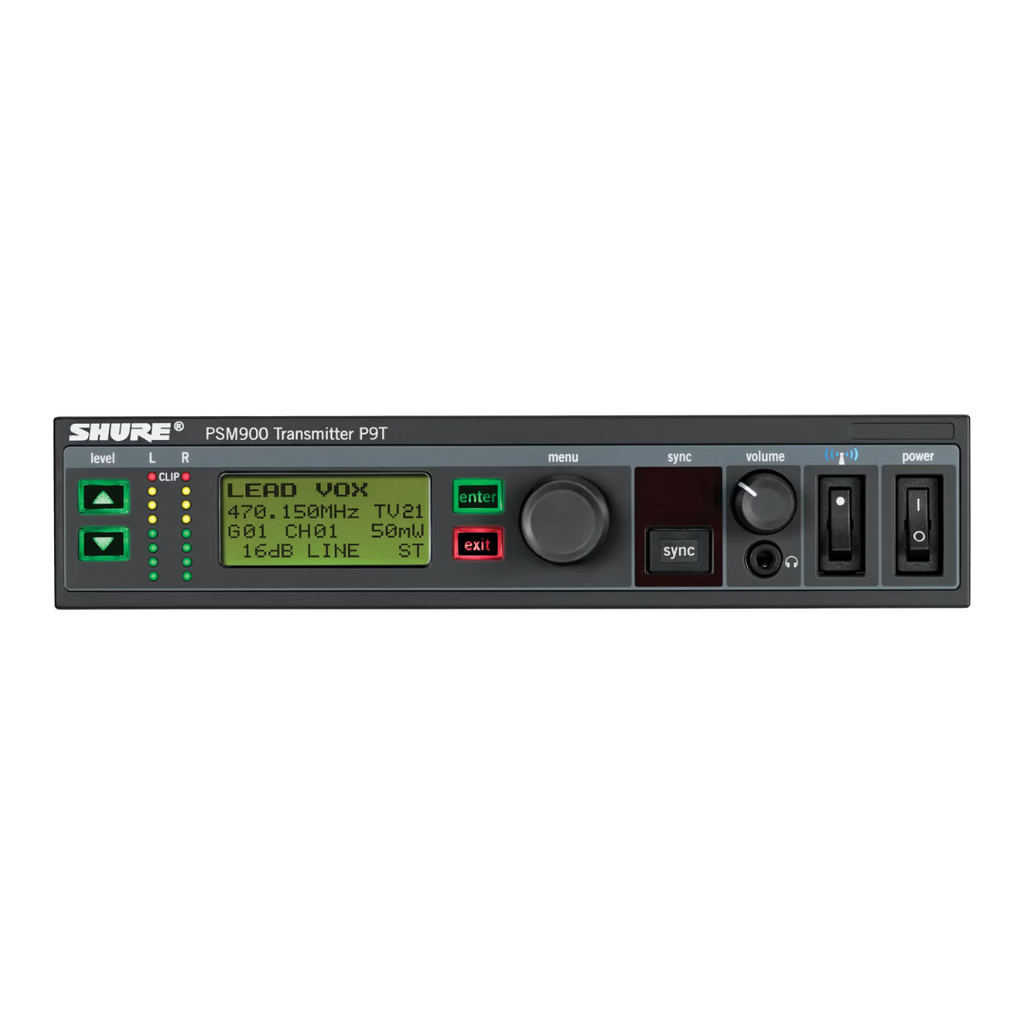 P9T Shure Draadloze In-Ear Zender PSM900 (G7E 506-542 MHz)