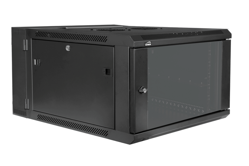 HPR506/B Caymon 19" Wandrek 6U 550mm Diepte (Zwart)