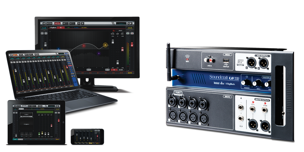 Ui12 Soundcraft 12-kanaals digitale Mengtafel