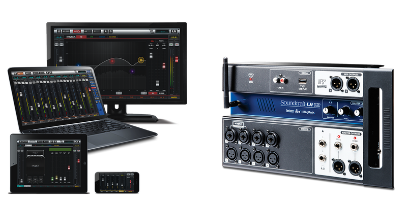 Ui12 Soundcraft 12-kanaals digitale Mengtafel