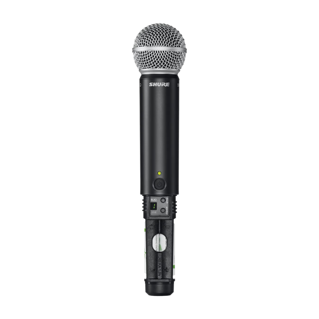 BLX2/SM58 Shure Draadloze Microfoon H8E (518-542mhz)