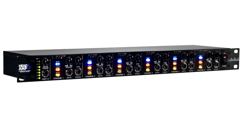 HeadAmp 6 ART 6-kanaals Hoofdtelefoonversterker