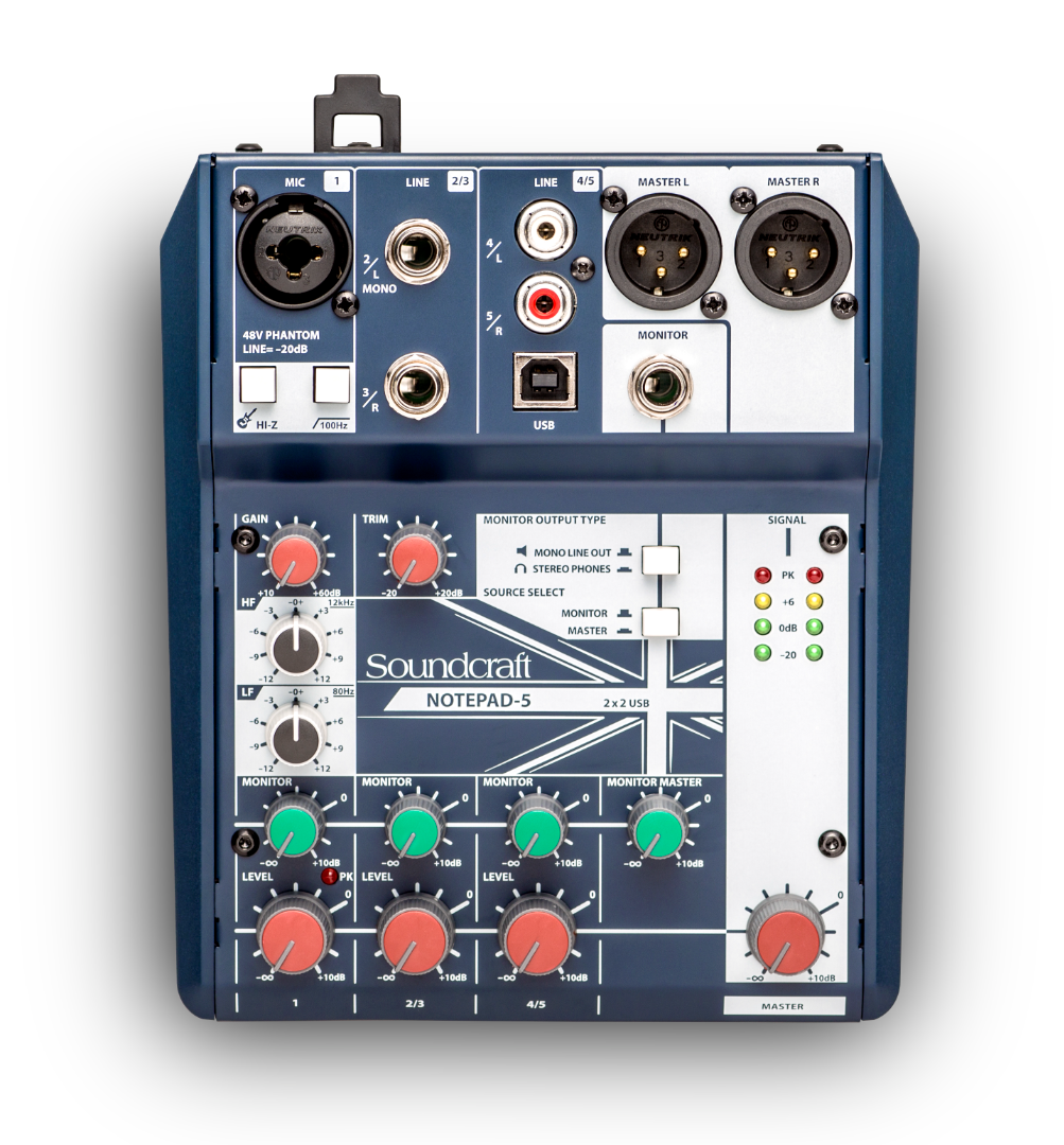 Notepad-5 Soundcraft Mengtafel