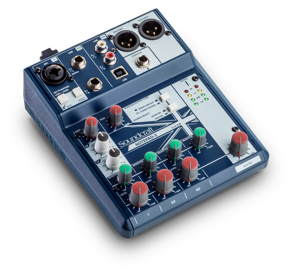 Notepad-5 Soundcraft Mengtafel