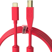 Chroma Cable DJ Techtools USB-C naar USB-B Kabel 1.5m (Rood)