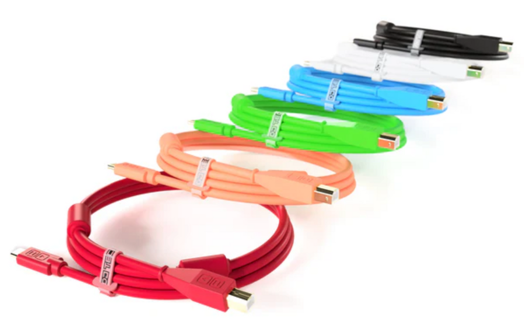 Chroma Cable DJ Techtools USB-C naar USB-B Kabel 1.5m (Rood)