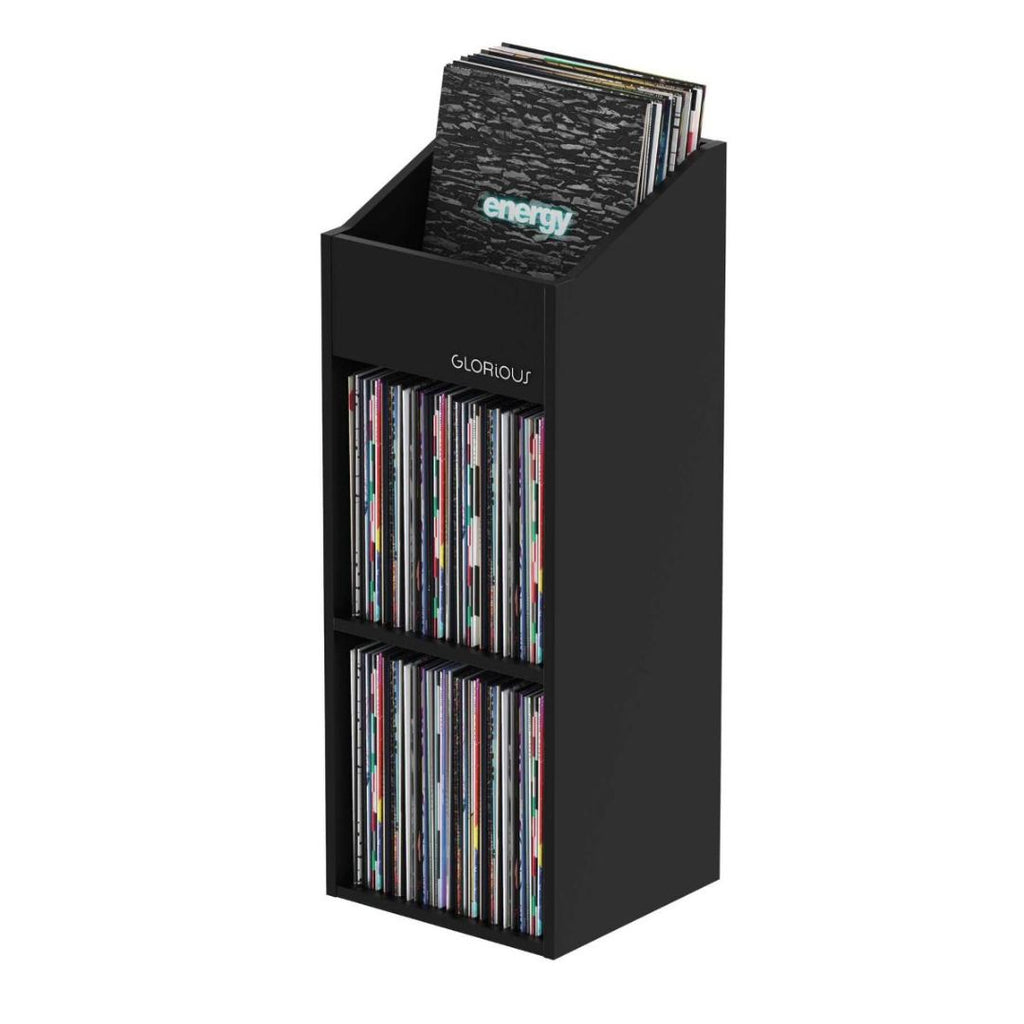 Record Rack 330 Black Glorious Platenrek (Zwart)