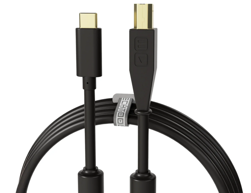 Chroma Cable DJ Techtools USB-C naar USB-B Kabel 1.5m (Zwart)