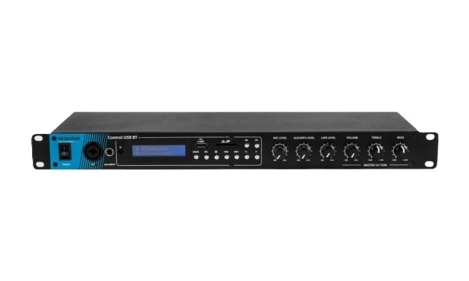 Control USB BT NewHank Rack Mixer with USB/SD/BT