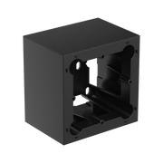 WB200/SB Audac Opbouw Wandbox voor 80 x 80 mm Wandpanelen (Zwart)