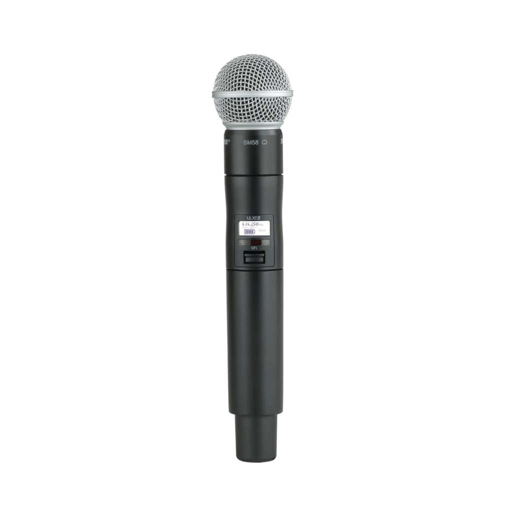 ULXD2/SM58 Shure Handheld Zender met SM58 Microfoonkop (G51-Band 470-534MHz)