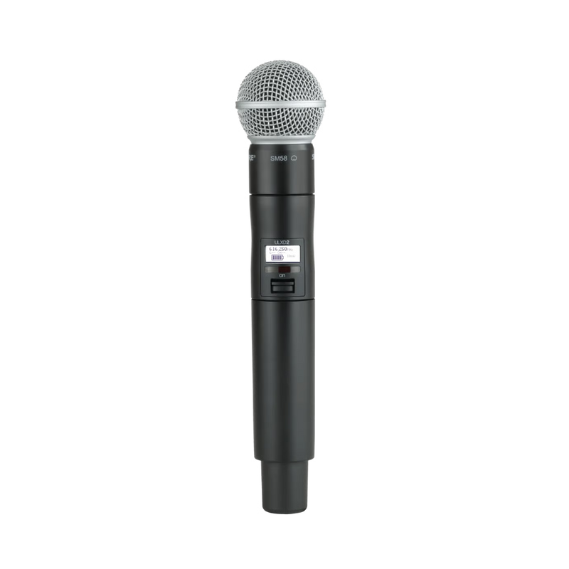 ULXD2/SM58 Shure Handheld Zender met SM58 Microfoonkop (G51-Band 470-534MHz)