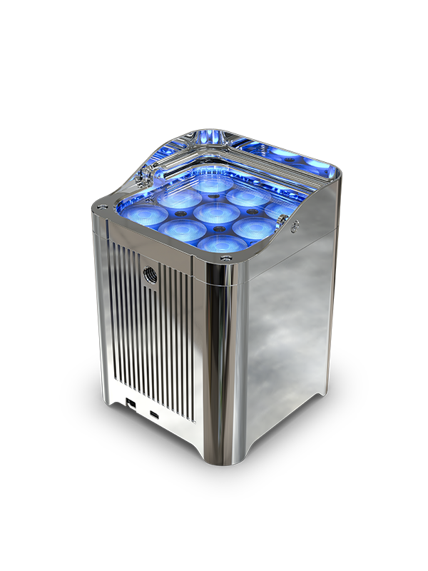 WELL FIT X Chauvet Pro Set 6x Well Fit Par (Zilver)