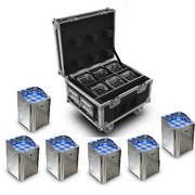 WELL FIT X Chauvet Pro Set 6x Well Fit Par (Zilver)