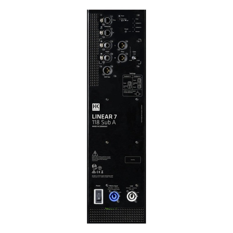 Linear 7 118FA HK Audio Actieve Subwoofer (B-stock Toonzaal)