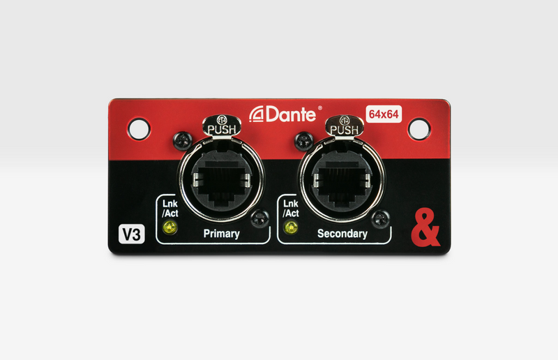 SQ Dante 64x64 V3 Allen &amp; Heath Dante Kaart