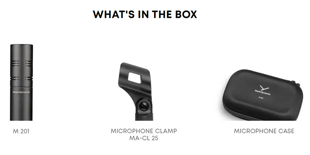 M 201 TG BeyerDynamic Instrumentmicrofoon