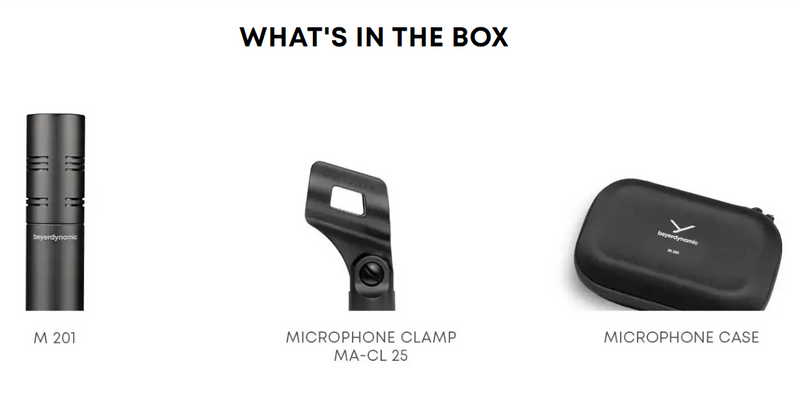 M 201 TG BeyerDynamic Instrumentmicrofoon