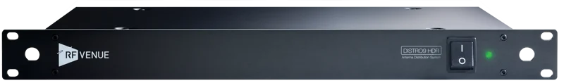 Distro9 HDR RF Venue 9-kanaals Antennesplitter