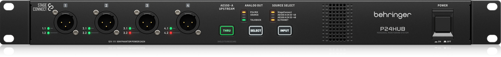 P24HUB Beheringer Hub voor Persoonlijke Monitormixers