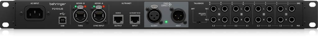 P24HUB Beheringer Hub voor Persoonlijke Monitormixers