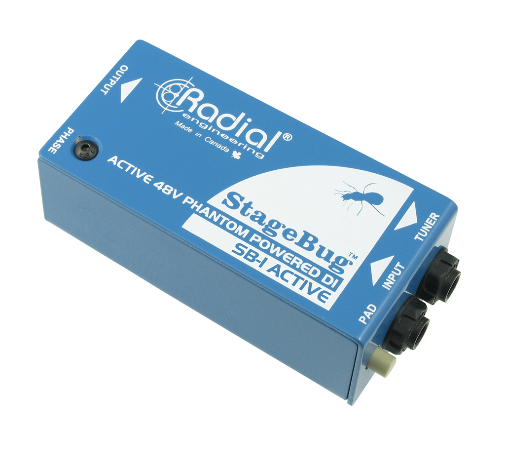 Stagebug SB-1 Radial Actieve DI Box voor Akoestische Gitaar