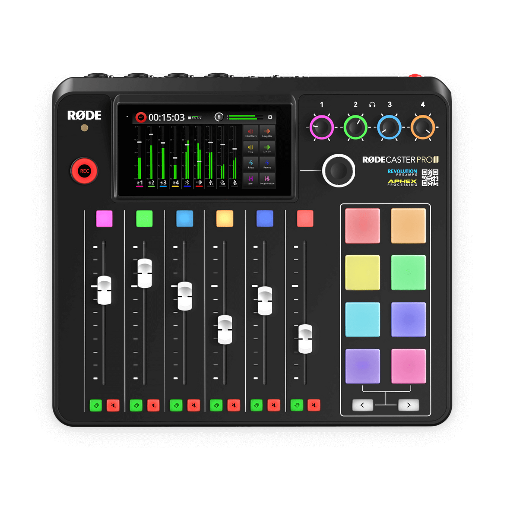 Rodecaster Pro II Røde Audio Podcast mixing interface