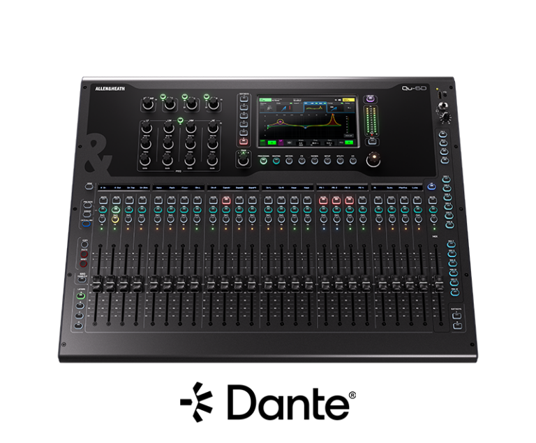 Qu-6D Allen&amp;Heath Digitale Mengtafel met Dante