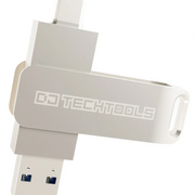 Chroma USB Drive for DJS DJ TechTools 128GB (Chrome)