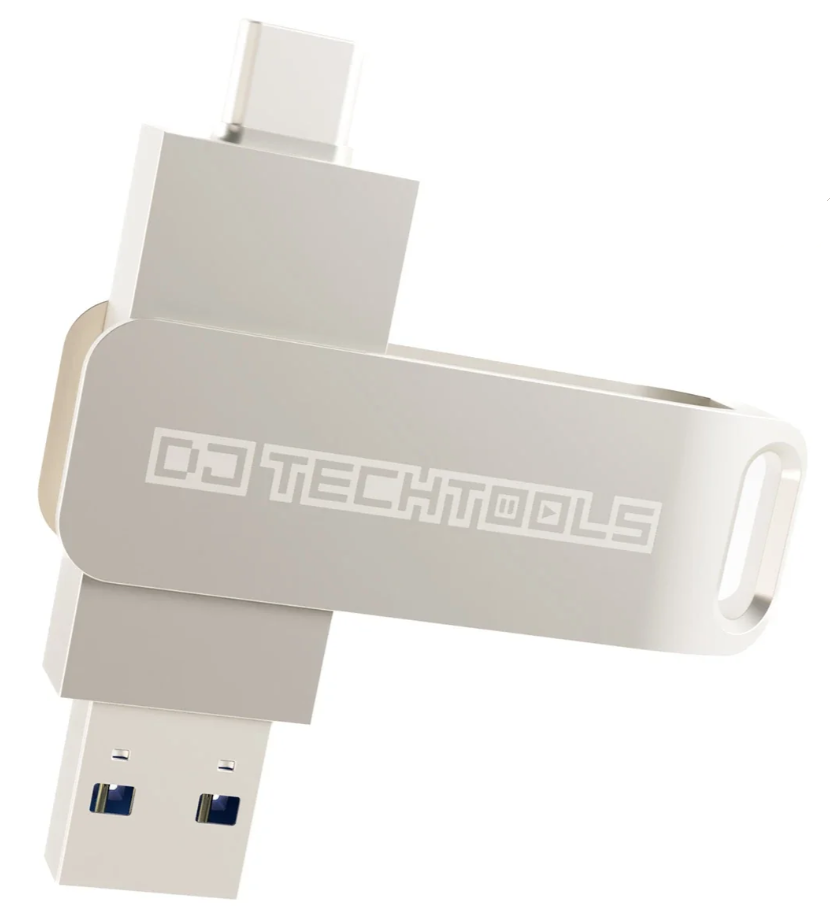 Chroma USB Drive for DJS DJ TechTools 256GB (Chrome)