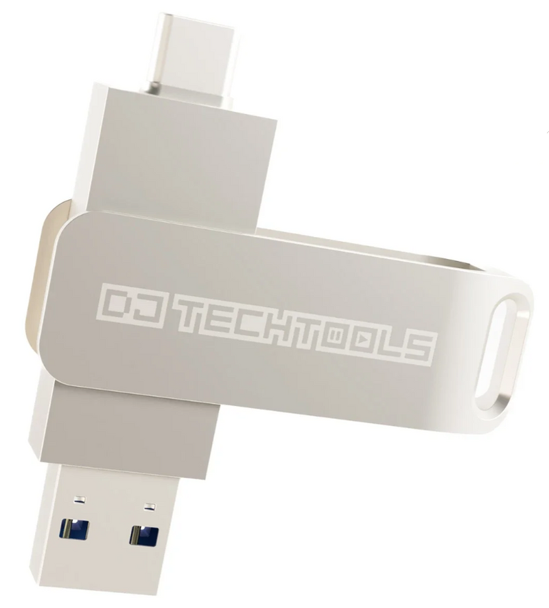Chroma USB Drive for DJS DJ TechTools 256GB (Chrome)