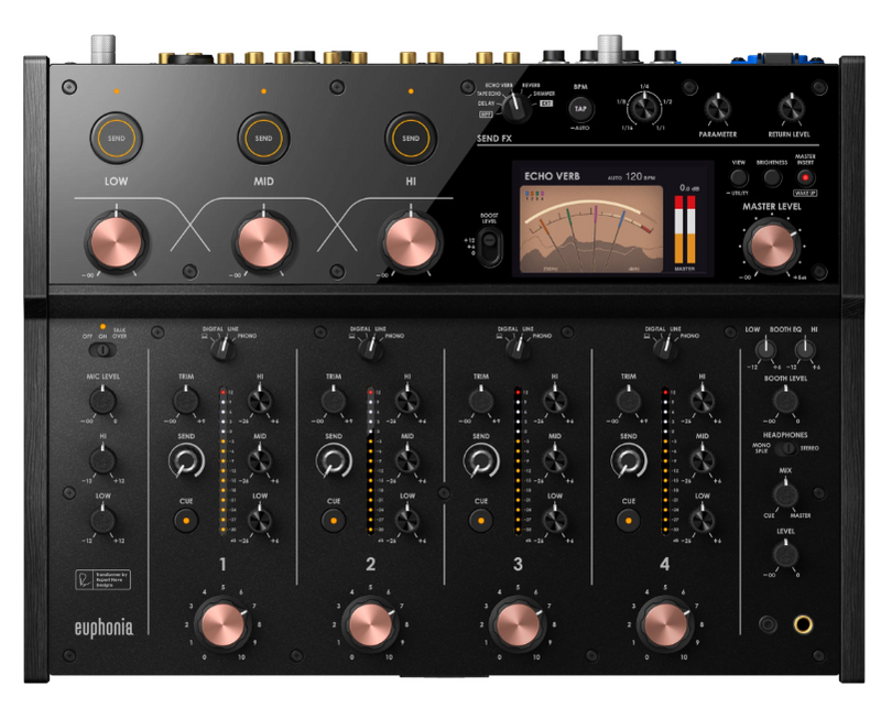 Euphonia AlphaTheta 4-kanaals Mixer