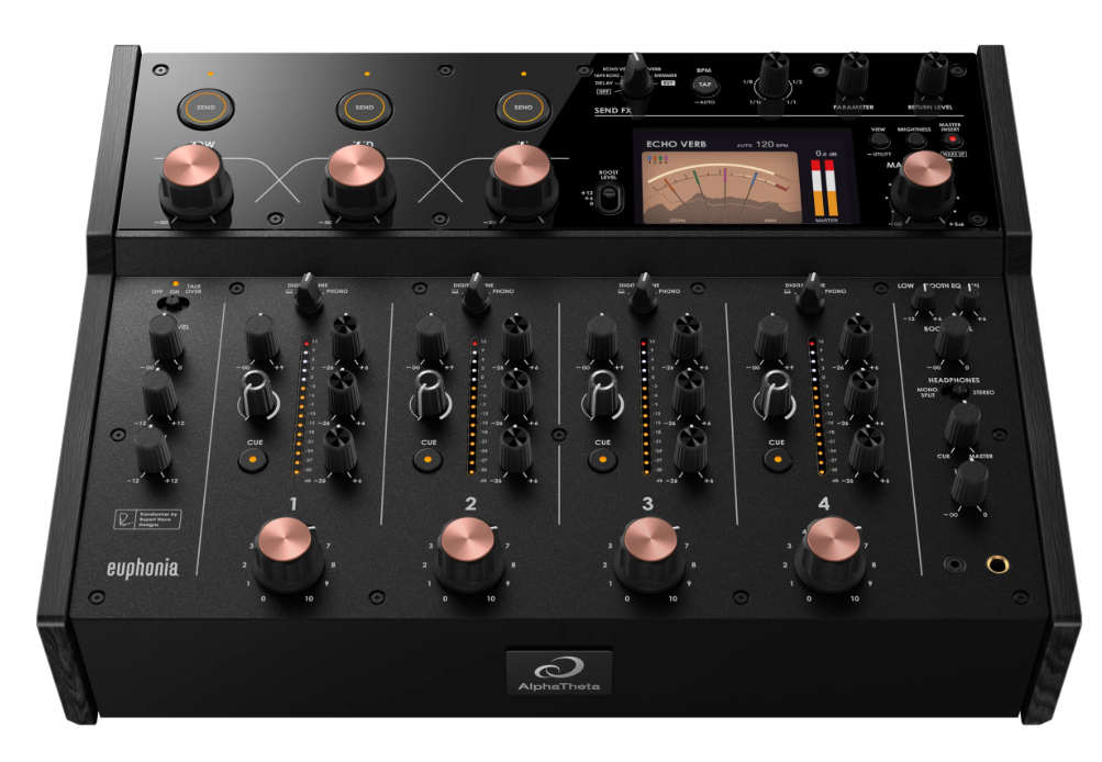 Euphonia AlphaTheta 4-kanaals Mixer