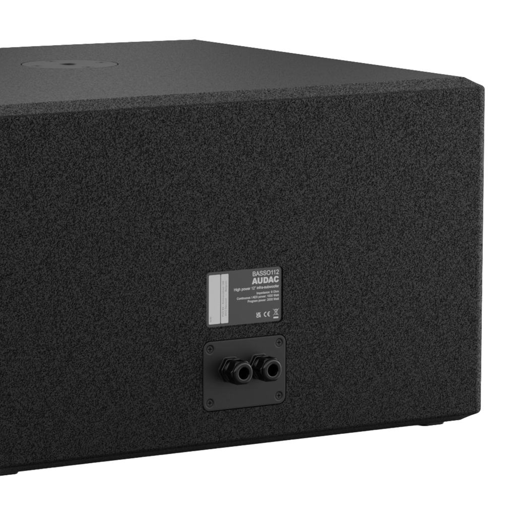 BASSO118/B Audac 18" Subwoofer (Zwart)