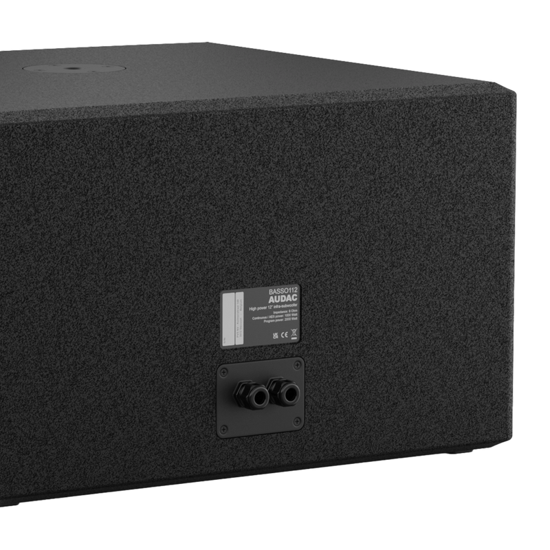 BASSO118/B Audac 18" Subwoofer (Zwart)