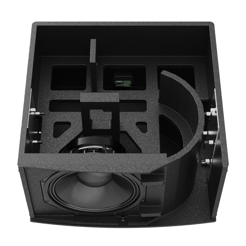 BASSO118/B Audac 18" Subwoofer (Zwart)