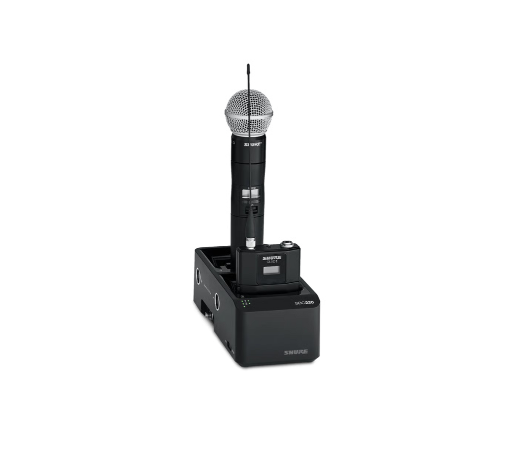 SBC220-E Shure Dubbel Laadstation voor 2 SB900C Batterijen