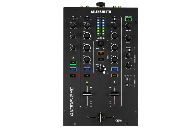 Xone:24C Allen&amp;Heath 2+1-Kanaals Analoge DJ-Mixer met Interface