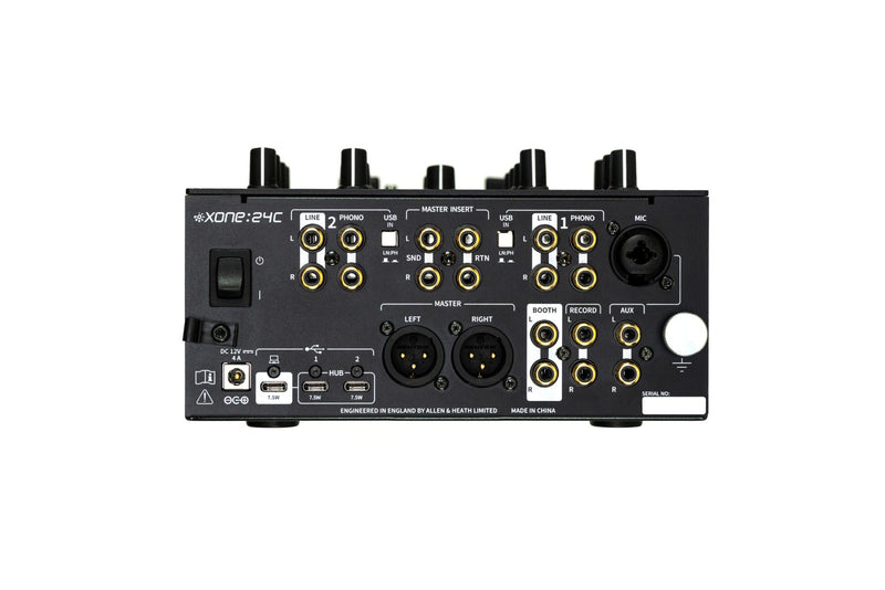 Xone:24C Allen&amp;Heath 2+1-Kanaals Analoge DJ-Mixer met Interface