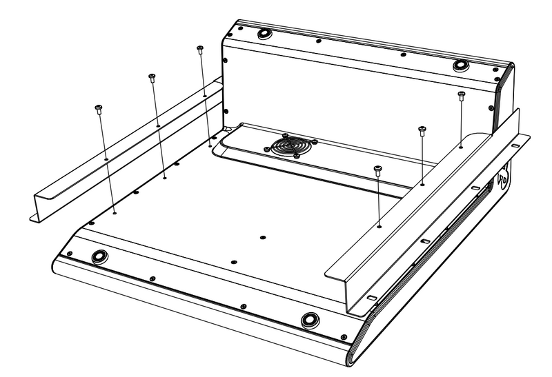 QU-5-RK19 Allen &amp; Heath Rackmount Kit voor QU-5/QU-5D