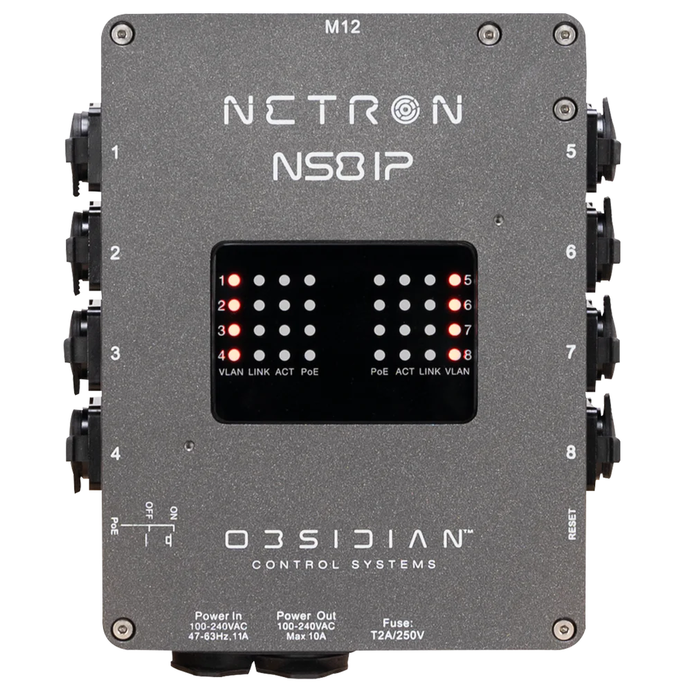 Netron NS8 IP Obsidian Outdoor Netwerkswitch