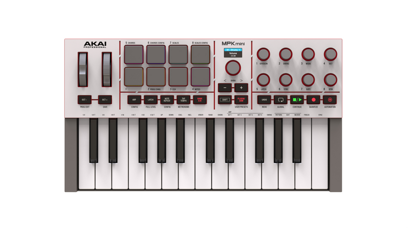 MPK Mini IV AKAI Midi-keyboard (Wit)